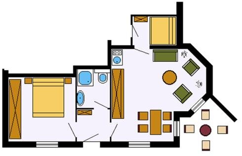 Bild 4 Grundriss der Wohnung
