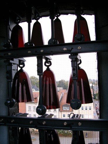Bild 1 Glasglockenspiel im Wilsdruffer Rathausturm