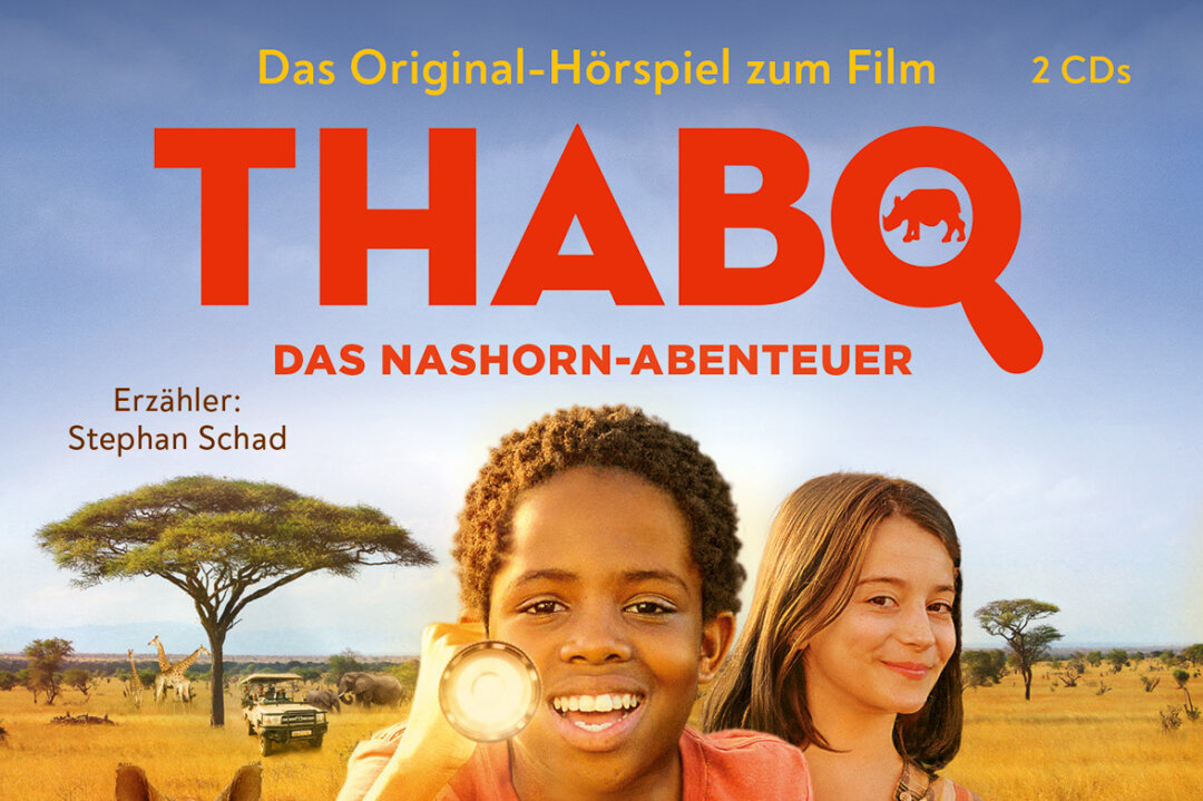 zwei Original-Hörspiele von "Thabo - Das Nashorn-Abenteuer"