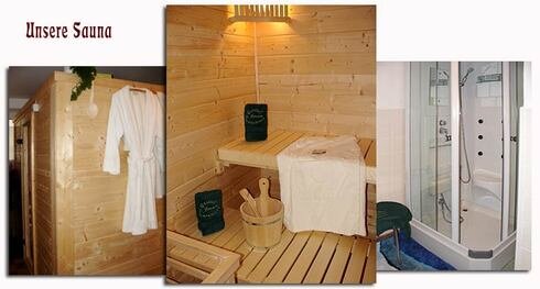 Bild 3 Wohlfühlen und Seele baumeln lassen im   Sauna-Bereich
*Sauna
*Massage-Erlebnisdusche