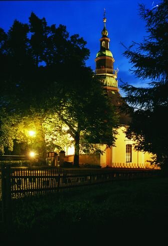 Bild 3 Seiffener Kirche bei Nacht