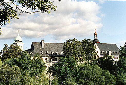 Bild 4 Schloss und Sankt-Georgs-Kirche in Pfaffroda