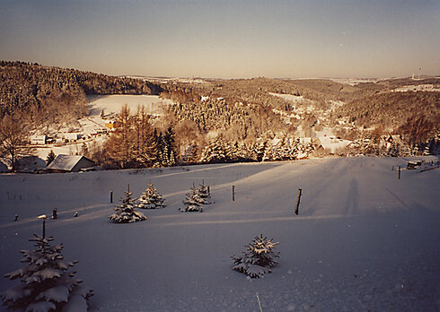Bild 1 Pobershau im Winter