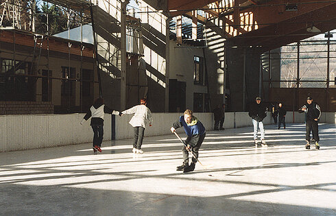Bild 4 Schlittschuhlaufen und Hockey in der Eishalle