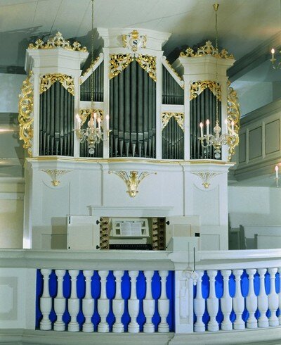 Bild 3 Silbermannorgel in der Kirche Nassau