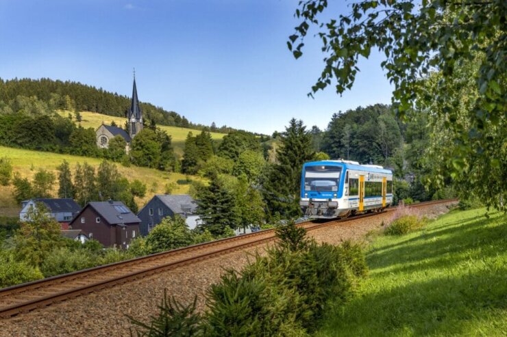 Bild 1 Die Freiberger Eisenbahn.