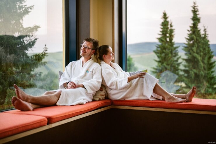 Bild 5 Das Elldus Resort in Oberwiesenthal ist ein Wellnesshotel mit Ferienwohnungen und einem super großen und schönen Spabereich.