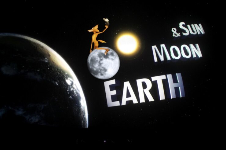 Bild 1 "Erde, Mond & Sonne - wie ein Kojote das Weltall erklärt"