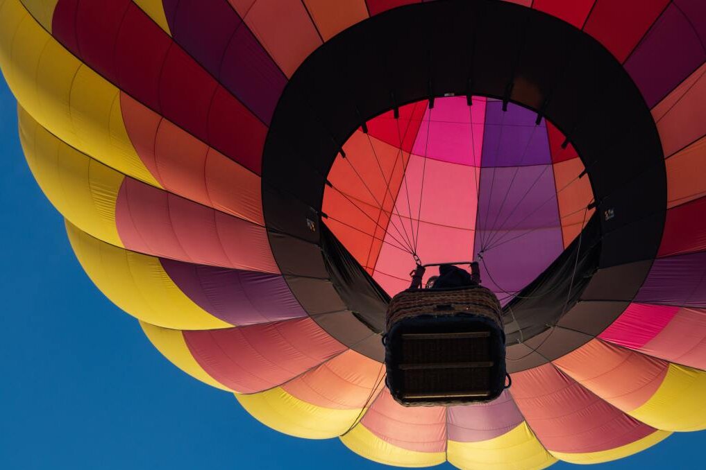 Einmal mit dem Heißluftballon fliegen - so geht's in Sachsen
