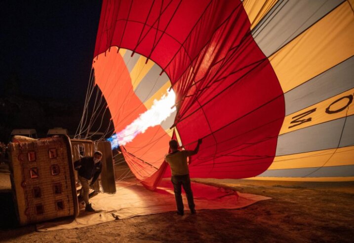 Bild 3 So funktionieren Heißluftballonfahrten in Sachsen.