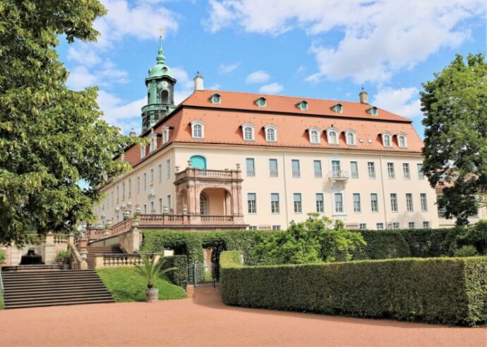 Bild 1 Das Schloss Lichtenwald ist vor allem für seinen großen Barockgarten bekannt und lockt jedes Jahr viele Besucher an. Es gehört neben Schloss Augustusburg und Burg Scharfenstein zu den "Sehenswerten Drei". Foto: Knut Berger