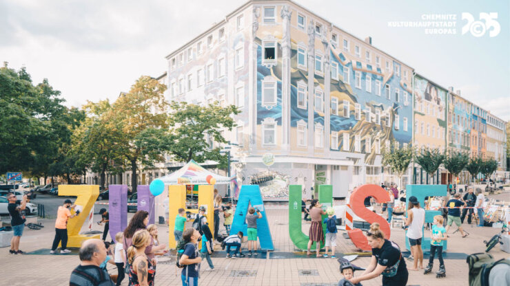 Bild 1 Chemnitz ist die deutsche Kulturhauptstadt Europas 2015, hier im Bild der Chemnitzer Brühl.