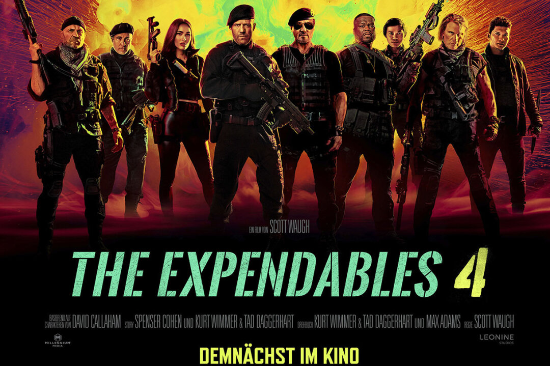 3x2 Kinofreikarten für "The Expendables 4" 