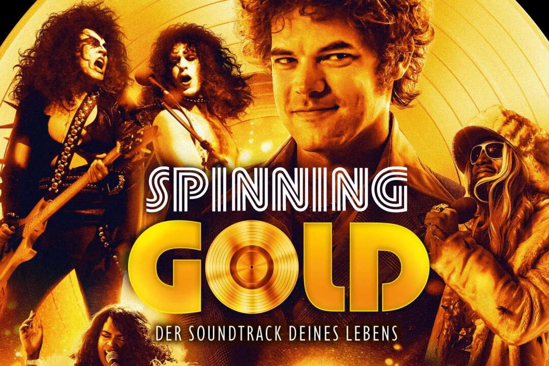 zwei DVDs und zwei Blu-rays von "Spinning Gold - Der Soundtrack deines Lebens"