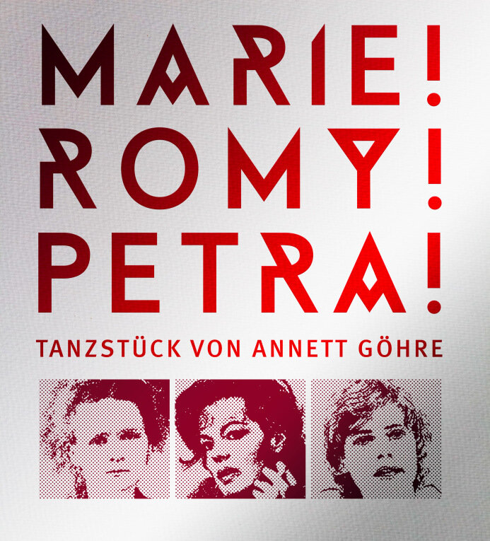 Tanzstück "Marie! Romy! Petra!" kurz vor der Premiere im Gewandhaus Zwickau