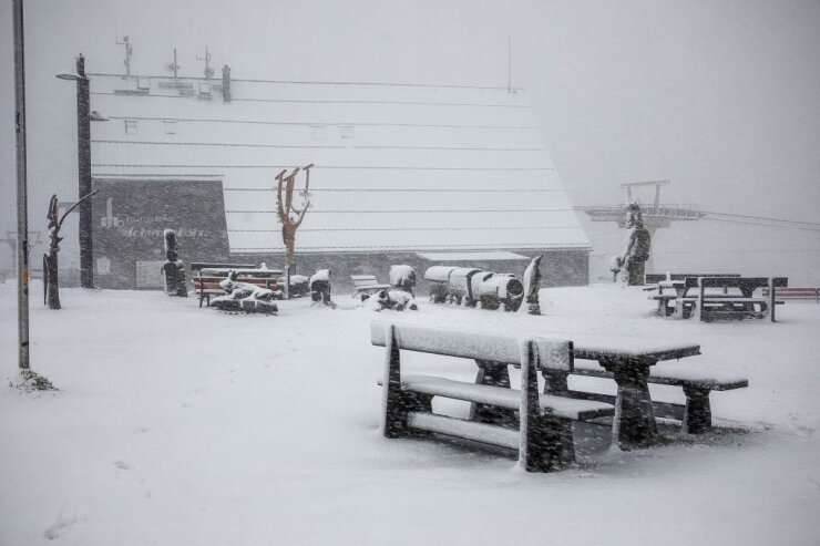 Bild 5 Winterliche Bilder auf dem Fichtelberg. Foto: B&S/Bernd März