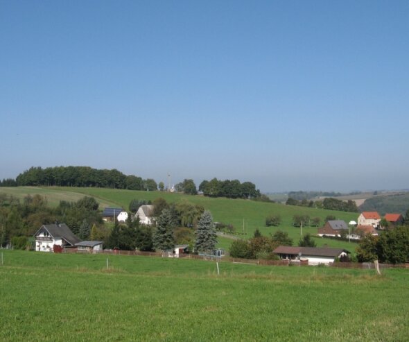 Bild 2 Blick auf Langenbach.