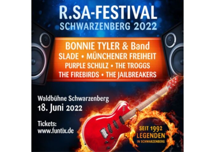 Bild 3 Das R.SA-Festival in Schwarzenberg findet am 18. Juni statt.