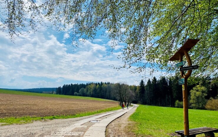 Bild 1 Raus aus dem Alltag - rein in die Natur heißt es beim Pilgern in Sachsen.