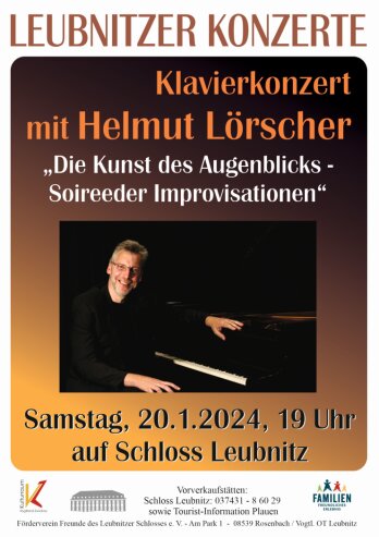 Bild 2 Das Jahr 2024 beginnt im Schloss Leubnitz mit einem Klavierkonzert mit Helmut Lörscher.