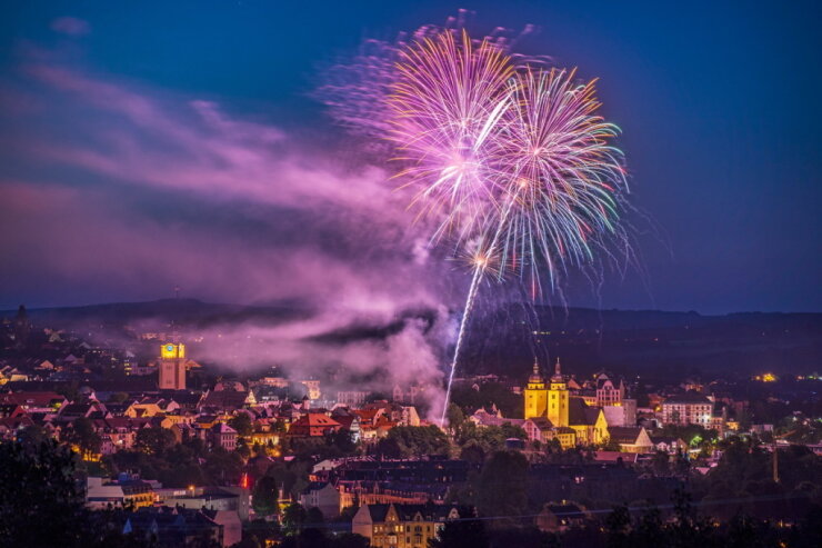 Bild 10 Feuerwerk in Plauen